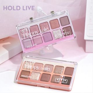 [HOLD LIVE] Phấn Mắt Bàn Phím 10 Ô HOLD LIVE Keypad Happy Sale HL653 lấp lánh mềm mịn lâu trôi