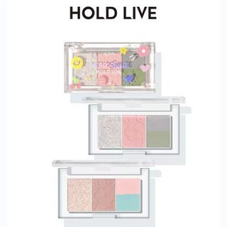 [HOLD LIVE] Bảng Phấn Mắt 3 Ô 4 Màu HOLD LIVE Hello Smile HL584 giá sỉ