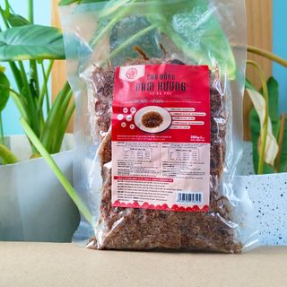 Chà Bông Nấm Hương Chay Vị Cay Ngọt túi 250g - Nấm Tươi Cười