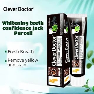 Kem Đánh Răng Clever Doctor Bamboo Charcoal 110g Cai Thuốc Hiệu Quả giá sỉ