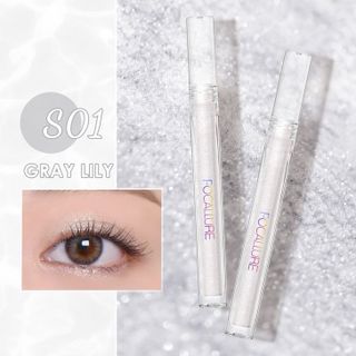 Phấn mắt dạng lỏng Nhũ Mắt FOCALLURE FA195 5 màu lấp lánh nhũ ánh kim chống thấm nước lâu trôi 2g