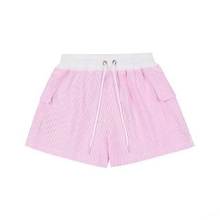 Quần lửng sọc đi biển. Chất kate sọc mềm, co giản, lưng đóng khoen, dây luồng lưng.kích thước size S và M