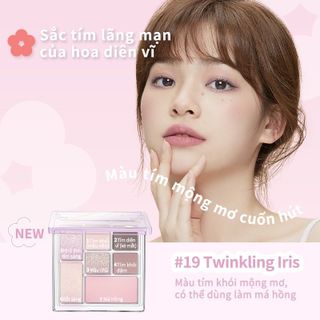 Bảng phấn trang điểm JUDYDOLL 7 ô tiện lợi đa năng Chât phấn lì lấp lánh mịn Lâu Trôi chống nước 8.5g Makup Siêu xinh giá sỉ