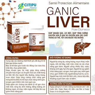 Viên Uống Ganic Liver Lợi Mật Bổ Gan