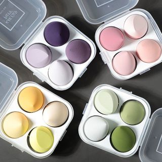 Hộp Mút Tán Kem Nền, Kem Che Khuyết Điểm Cho Mặt, Màu Pastel Xinh Xắn, Bông Phấn Mềm Mịn, Dễ Tán, Thấm Nước giá sỉ