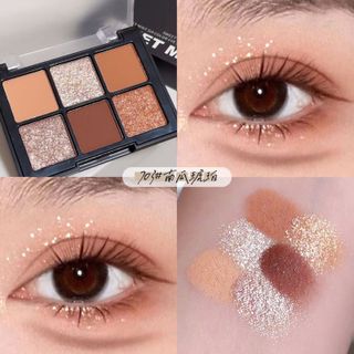 Bảng phấn mắt SWEET MINT 6 ô hiệu ứng lì Eye Shadow cao cấp chính hãng giá sỉ