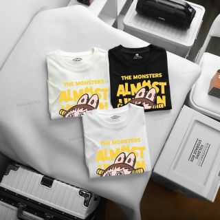 Áo thun co tròn unisex labubu