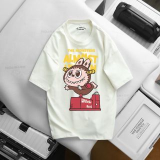 Áo thun co tròn unisex labubu
