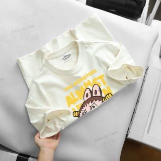 Áo thun co tròn unisex labubu