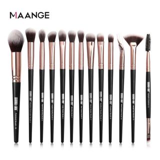 Set Bộ 13 Cọ Trang Điểm MAANGE Chuyên Nghiệp Lông Cọ Mềm Thân thiện với môi trường Dễ Vệ Sinh