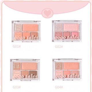 Bảng Mắt Phấn Mắt 5 Ô GOGO TALES Caro Hồng Pastel Kurom Soft Mist Color Eyeshadow Palette (GT630) Phù Hợp Mới Tập Makeup giá sỉ