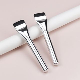 Cọ Đánh Phấn Tán Nền Màu Bạc Foundation Brush Hình Vuông Che Khuyết Điểm Dành Cho Makeup Trang Điểm