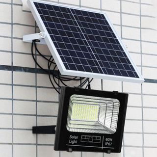 Đèn Pha Năng Lượng Mặt Trời Siêu Sáng 100W Chống Nước Kháng Bụi - Bảo Hành 3 Năm