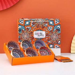 Set 6 Bát Sứ Thổ Cẩm giá sỉ