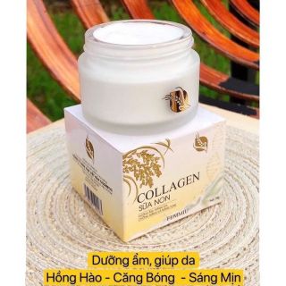Kem Collagen Sữa Non Femmiu Chính Hãng Dưỡng Trắng Dưỡng Ẩm Chống Nắng 30g