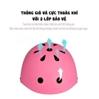 Mũ Bảo Hiểm Thể Thao Scooter Bảo Vệ An Toàn Cho Người Lớn Và Trẻ Em - Tăng Chỉnh Size - BH 12 Tháng