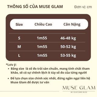 Đầm dự tiệc dáng xòe MUSEGLAM đầm tiểu thư sang trọng (có size lớn) MGD86