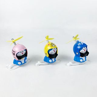 Phụ Kiện Gắn Xe, Vịt Doyuin Đứng Gắn Xe, Vịt Gắn Xe, Trang trí Ô Tô, Xe Máy, Có Chong Chóng Loại Lớn