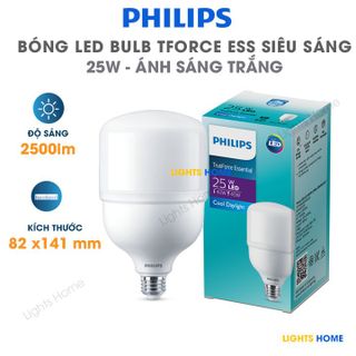 Bóng trụ Philips 25W TForce ESS LED E27 siêu sáng - Ánh sáng Trắng giá sỉ