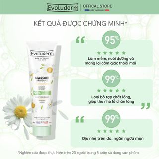 [ DATE 2025 ] Mặt nạ Evoluderm chính hãng tinh chất Hoa Cúc Chamomile làm dịu, mềm mịn da 150g