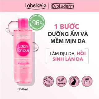 Nước hoa hồng Evoluderm chính hãng dành cho da khô và nhạy cảm 250ml giá sỉ