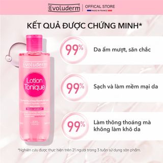 Nước hoa hồng Evoluderm chính hãng dành cho da khô và nhạy cảm 250ml