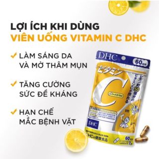 VIÊN UỐNG BỔ SUNG VITAMIN C DHC NHẬT BẢN - SÁNG DA, MỜ THÂM NÁM, TĂNG CƯỜNG MIỄN DỊCH
- Thương hiệu: DHC- Xuất xứ: Nội địa Nhật giá sỉ