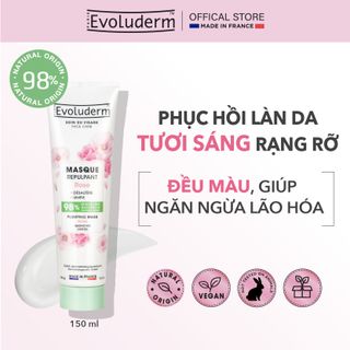 [ DATE 2025 ] Mặt nạ Evoluderm chính hãng làm trắng sáng làn da tinh chất Hoa Hồng 150g