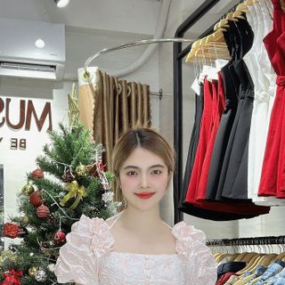 Sét Áo Croptop ,Áo Tay Phồng Bèo Nhún MUSE GLAM Hàng Thiết Kế Nhiều Màu Cao Cấp MGA10
