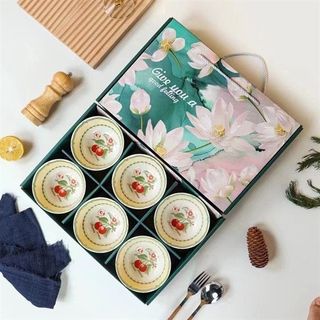 Set 6 Bát Sứ Quả Cherry giá sỉ