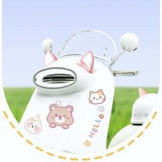 [1 Cặp] Tai Cáo 2 Màu Gắn Mũ Bảo Hiểm Nửa Đầu, Nón Bảo Hiểm 3/4 - Phụ kiện Gắn Mũ Bảo Hiểm Siêu Xinh