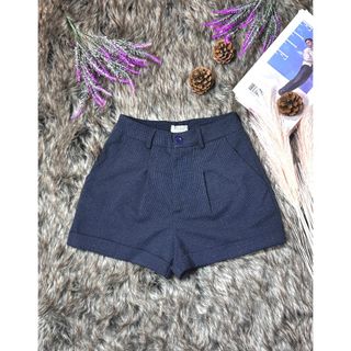 Quần short nữ, quần đùi nữ xắn gối lưng cao ống rộng MGQ14