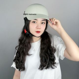Mũ Bảo Hiểm Lưỡi Trai Varo - Nón Bảo Hiểm 1/2 Kết Cứng, Mỏ Liền, Nón Kết Dành Cho Nam Nữ-BH 12 Tháng