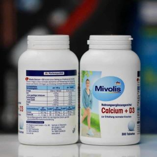 Viên uống bổ sung canxi Mivolis Calcium D3 mẫu mới nhất