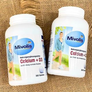 Viên uống bổ sung canxi Mivolis Calcium D3 mẫu mới nhất