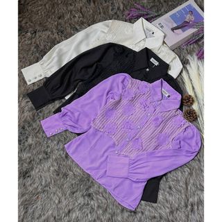Set áo sơ mi nữ tay dài Áo công sở, quần đũi form rộng, mặc đi làm, đi chơi A16+Q21