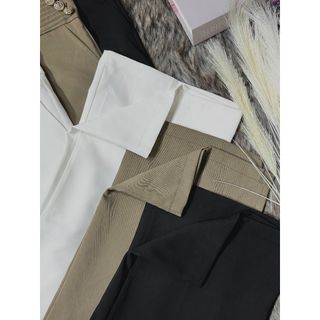 Set áo sơ mi nữ tay dài MUSE GLAM Áo công sở, quần đũi form rộng, mặc đi làm, đi chơi A16+Q21