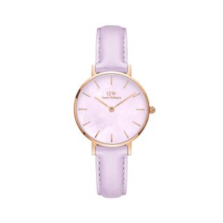 ĐỒNG HỒ NỮ CAO CẤP D.W PETITE DÂY DA TÍM LAVENDER KÈM TEM KÍCH HOẠT BẢO HÀNH ĐIỆN TỬ 3