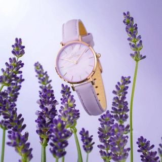 ĐỒNG HỒ NỮ CAO CẤP D.W PETITE DÂY DA TÍM LAVENDER KÈM TEM KÍCH HOẠT BẢO HÀNH ĐIỆN TỬ 3