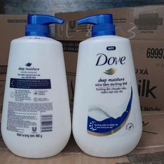Sữa Tắm Dove Chính Hãng (Thùng 12 chai x 900g)