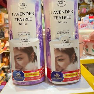 Sữa tắm Happy Bath Flower Therapy Lavender & Tea Tree Body Wash No.125 giá sỉ