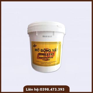 Bơ động vật Nauy Edible Fat Xô 16kg