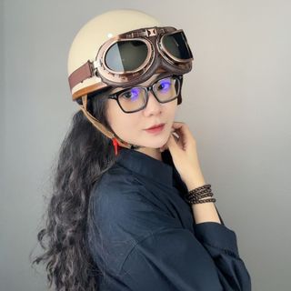 Mũ Bảo Hiểm 1/2 VARO PUG Version Harley có ốp da - Chính Hãng- Nón Bảo Hiểm Nữa Đầu Varo Nhiều Màu