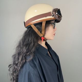 Mũ Bảo Hiểm 1/2 VARO PUG Version Harley có ốp da - Chính Hãng- Nón Bảo Hiểm Nữa Đầu Varo Nhiều Màu