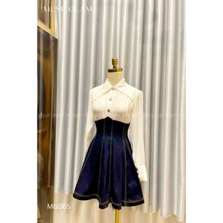 Đầm jean phối sơ mi MUSE GLAM MGD05