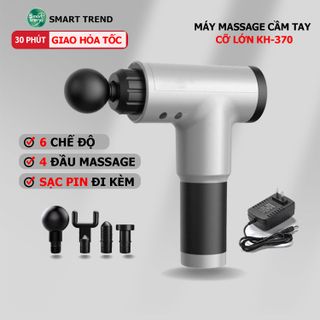 Máy Massage Cầm Tay KH-320 6 Chế Độ 4 Đầu Massage Fascial Chuyên Mát Xa Cổ Vai Gáy, Máy đấm lưng đa năng