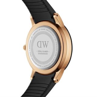ĐỒNG HỒ NAM NỮ CAO CẤP D.W MOTION DÂY CAO SU ĐEN KÈM TEM KÍCH HOẠT BẢO HÀNH ĐIỆN TỬ 2