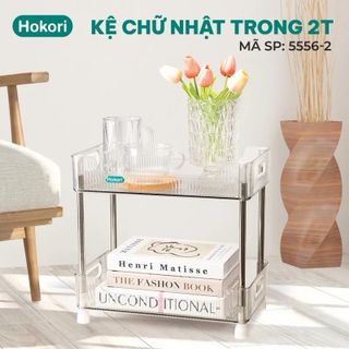 KỆ 2 TẦNG TRONG SUỐT HOKORI 5556- 3 giá sỉ