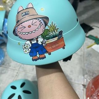 Nón Bảo Hiểm Labubu Mix Đủ Hình (Thùng 100 Cái)