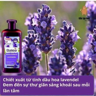 SỮA TẮM THẢO DƯỢC TINH DẦU HOA OẢI HƯƠNG BALEA LAVENDER giá sỉ